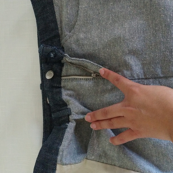 Joe's  denim colorblock Jacqui mini skirt  size 25 - Picture 9 of 12